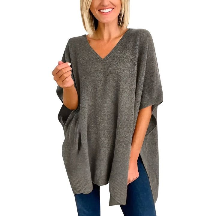 Aurica® | Bluza s neregularnim rubom i V-izrezom