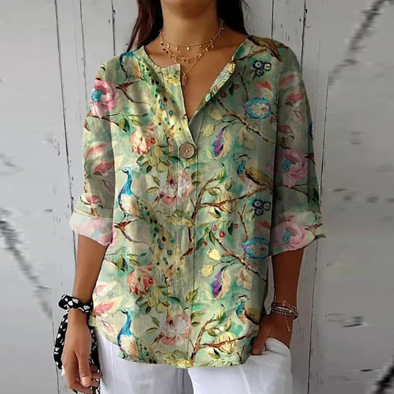 Blomst™ | Cvjetna ležerna bluza
