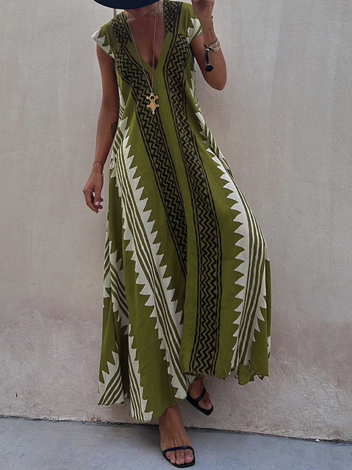 Boho™ | Bez rukava haljina s V-izrezom