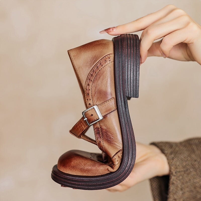 VELDA | ELEGANTNE MARY JANES OD PRIRODNE KOŽE