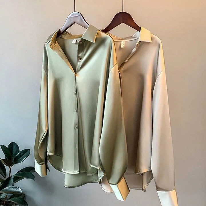 Mary | Elegantna satenjska bluza