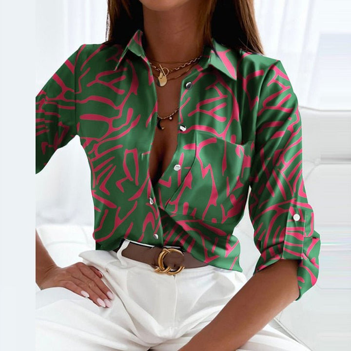 Ariadna® | Bluza s okovratnikom s preklopom
