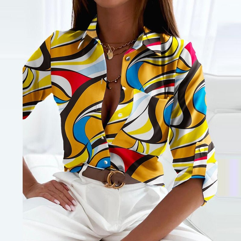 Ariadna® | Bluza s okovratnikom s preklopom