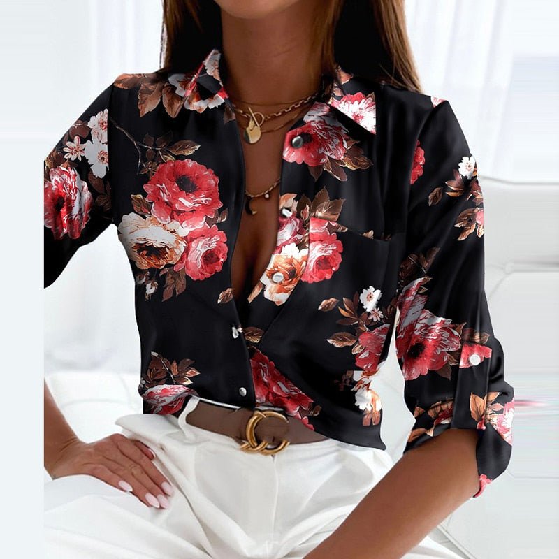 Ariadna® | Bluza s okovratnikom s preklopom