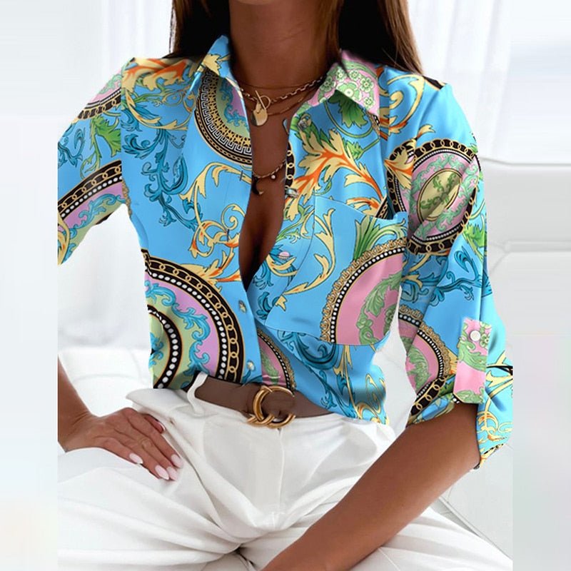 Ariadna® | Bluza s okovratnikom s preklopom